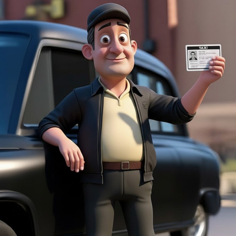 How do I get a licence as a taxi driver?